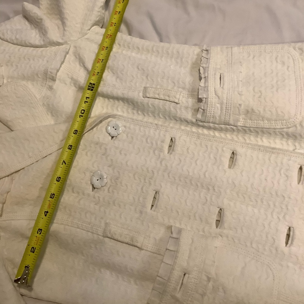 Juicy Couture White Cream Peacoat - Picture 7 of 7